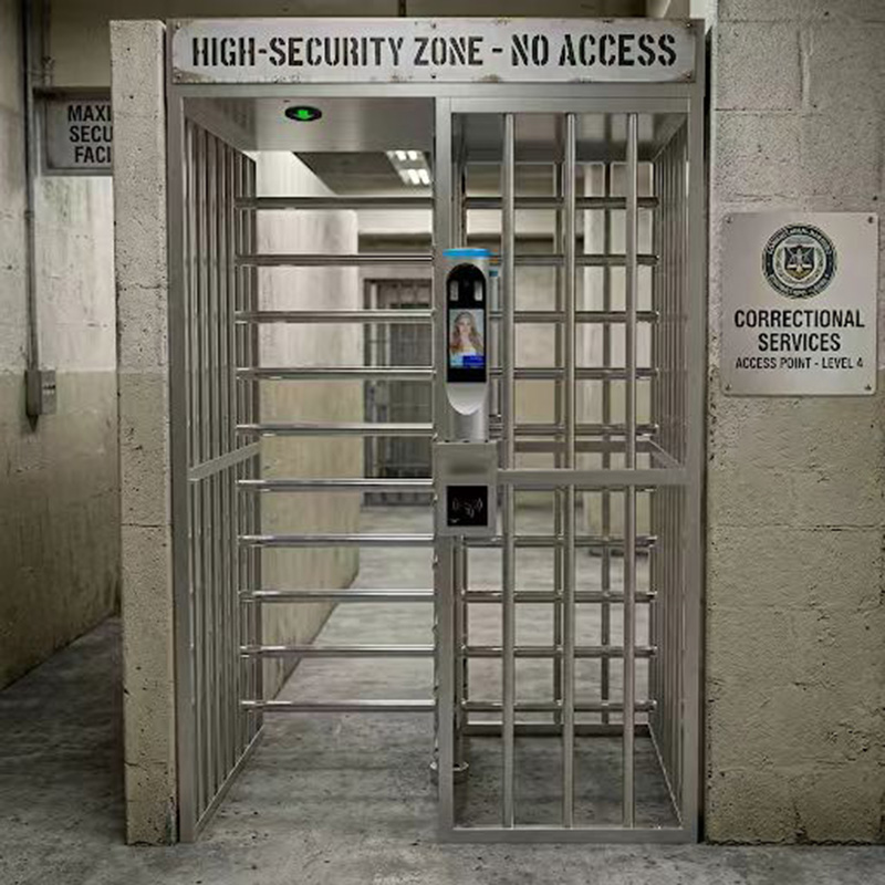 High-Security Zone Full-Height Turnstiles Gate High-security zone full-height turnstiles gate